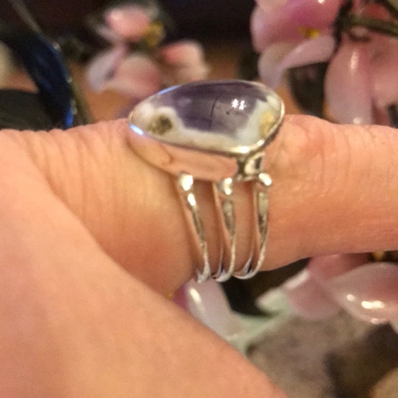 Vintage 925 burble opal ring